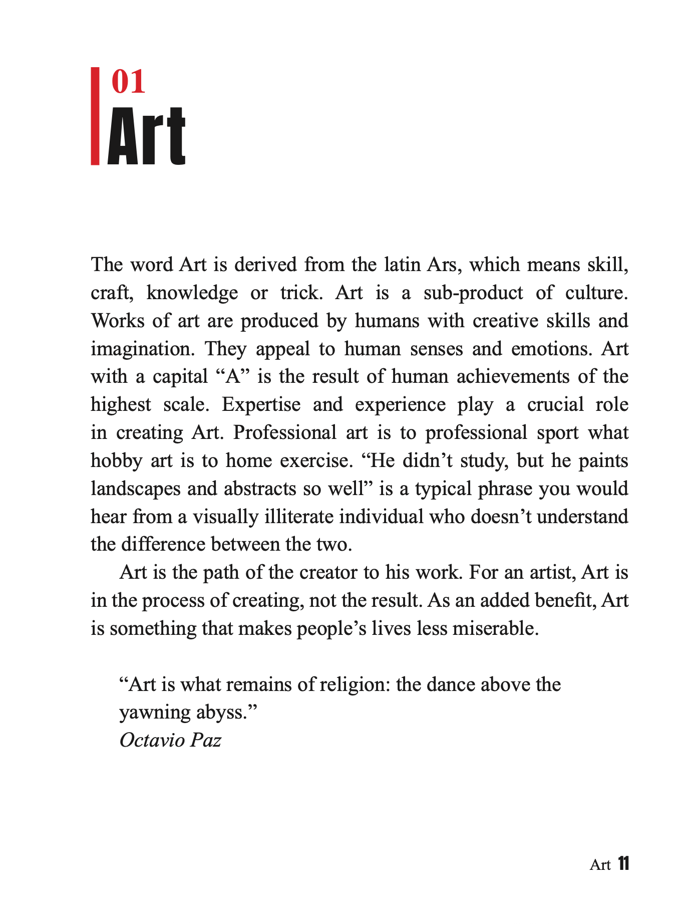 The Art Collector's Manifesto